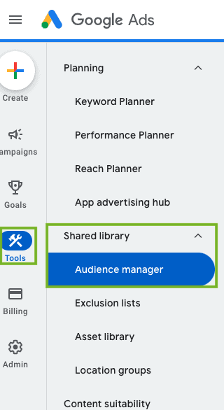 new style ads audience manager