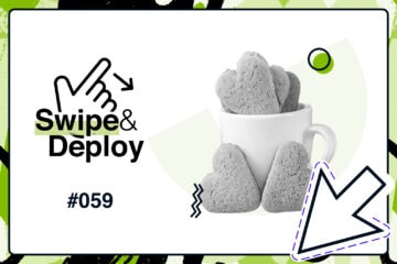 Swipe and Deploy 59 blog hero image of cookies and a mug